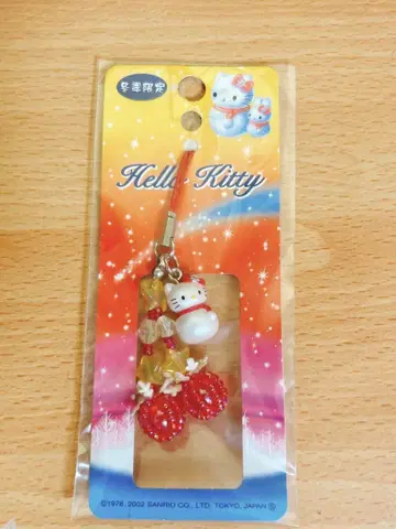 겨울 한정판 눈사람 키티 스트랩