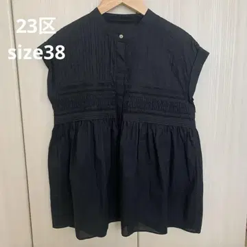 23구 핀턱 블라우스 프렌치 슬리브 38