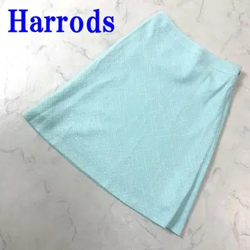 Harrods 해롯 스커트 그린 면 레이온 M 정도 C3436