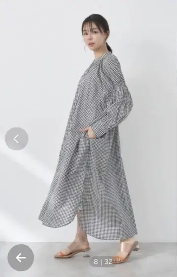 처분 가격, 택 포함 새상품, 셔츠 원피스, 블랙 체크