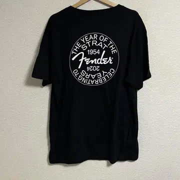펜더 Fender 70주년 기념 티셔츠 L 새상품급 블랙