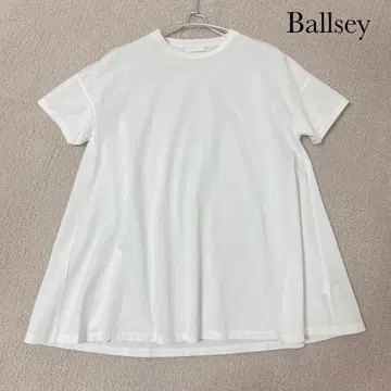 Ballsey 보르지 코튼 저지 크루넥 튜닉 풀오버