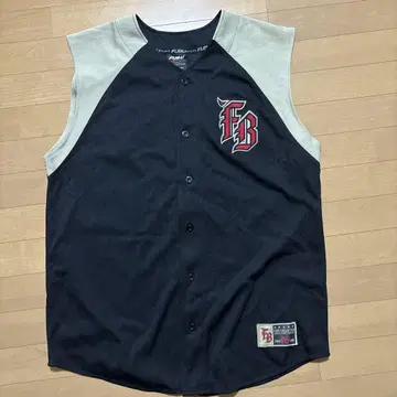 FUBU 후부 양면 자수 탱크탑 HIP HOP B계 90년대 게임 셔츠