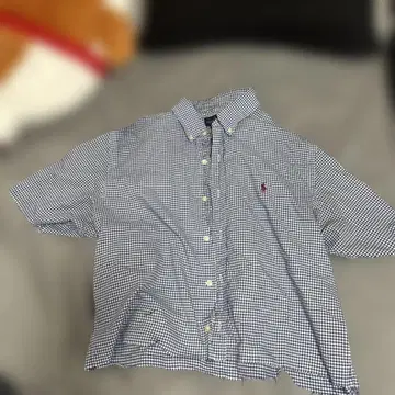 Ralph Lauren 반팔 체크 셔츠