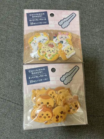 미개봉 새상품 치이카와 베이커리 쫄깃한 플레이크 씰 2종 세트