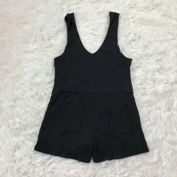 릴리나 살로펫 올인원 리브 포켓 팬츠 부분 안감 부착 블랙