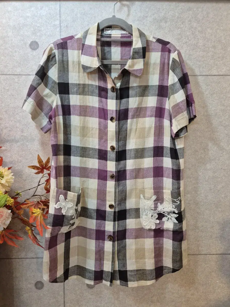 Givy Check Linen Shirt