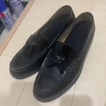 하루타 HARUTA 태슬 로퍼 블랙 가죽 28cm