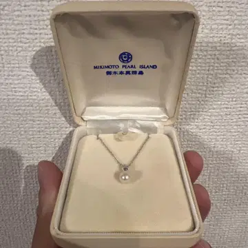MIKIMOTO 진주 펜던트 목걸이