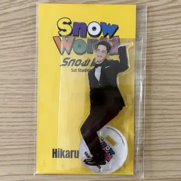 Snow Man 이와모토 테루 아크릴 스탠드 Snow World