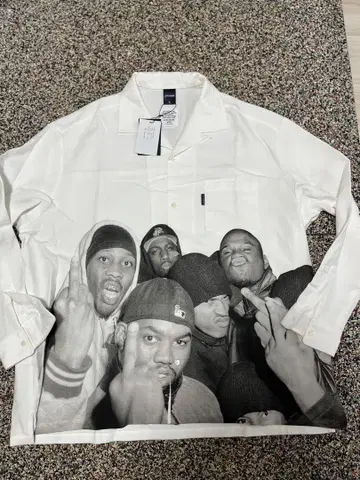 미사용 새상품 APPLEBUM Oversize Shirt XL 화이트