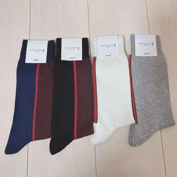 MACKINTOSH LONDON 남성용 삭스 4켤레 세트 25-27cm