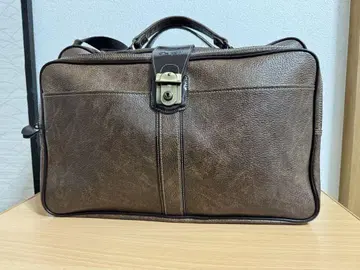 가죽 비즈니스 백 브라운 약 40cm