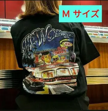 A&W 티셔츠 M 사이즈 마키미나토점 한정판 MAKIMINATO TEE