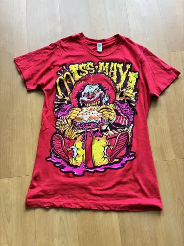 MISS MAY I 티셔츠 S 사이즈 빨간색