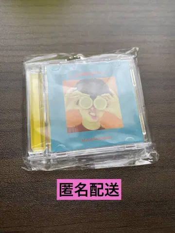 마카로니 연필 레몬 파이 CD풍 키링 마카엔
