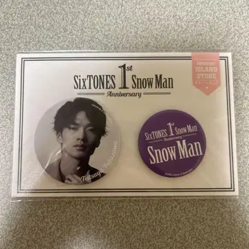 S-2 Snow Man 후카사와 타츠야 캔뱃지 & 공식 사진 세트