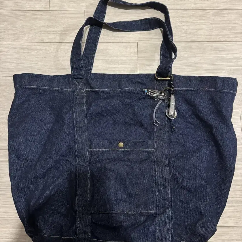 Ourselves Denim Tote Bag + Keyring on Bunjang Global Site.