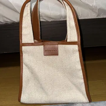 moment 베이지 브라운 토트백