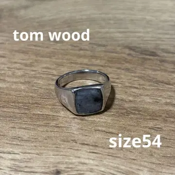TOM WOOD 톰 우드 Kay Ring Larvikite 실버 54