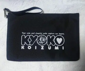 고이즈미 키요코 켄켄 굿즈 파우치 쇼와 아이돌 블랙