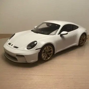 미니 챔프스 포르쉐 911 gt3 투링 1/18 화이트