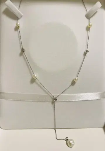 다이아, 루비 펄 실버 목걸이
