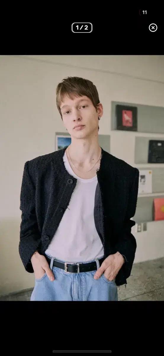 Crush Again Tweed Jacket (Our Legacy Martine Rose Andersson Bell)