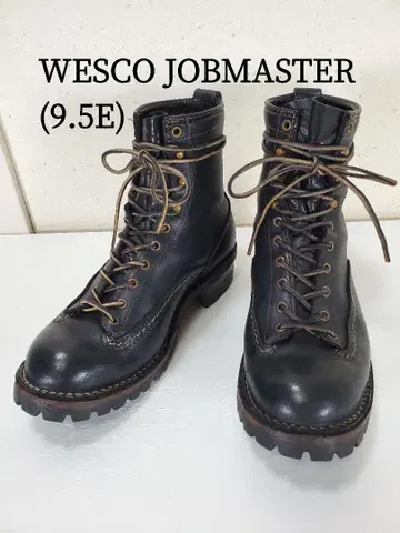 WESCO JOBMASTER 웨스코 잡마스터 가죽 부츠 블랙 9.5E