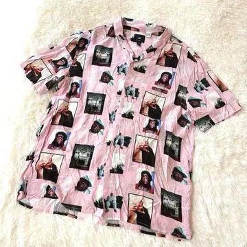 H&M Notorious B.I.G. 셔츠 레이온 셔츠 M