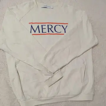 화이트 MERCY 로고 트레이닝복 S