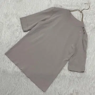 N. 어깨 버튼 니트 그레이지 M 세련된 고급