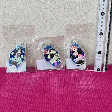 러브 라이브 무지개 NEXT SKY 모텔 키링 세트 y