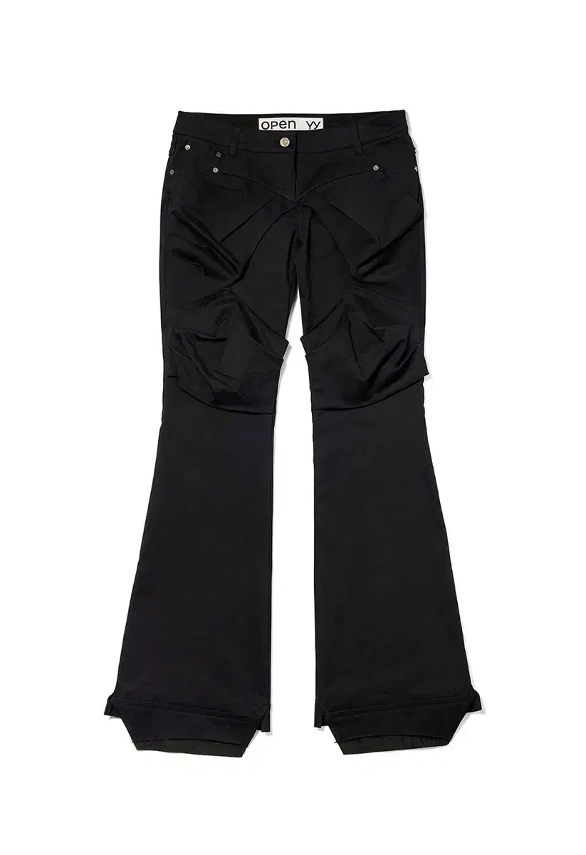 Openyy gathered bootcut pants