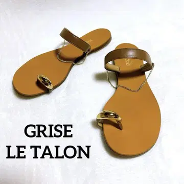 LE TALON GRISE 르 탈론 그리즈 메탈 썸링 샌들