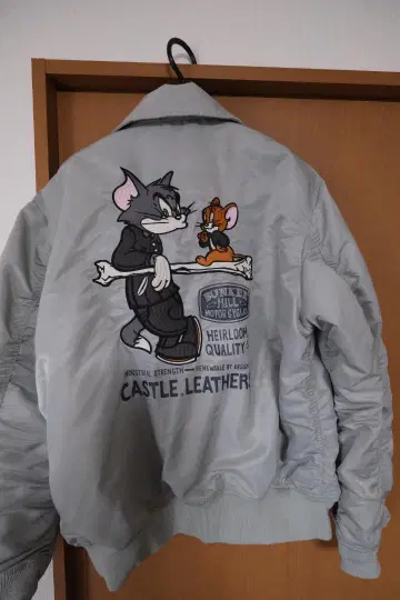 Vanson CWU-36/P 플라이트 자켓 그레이 톰과 제리