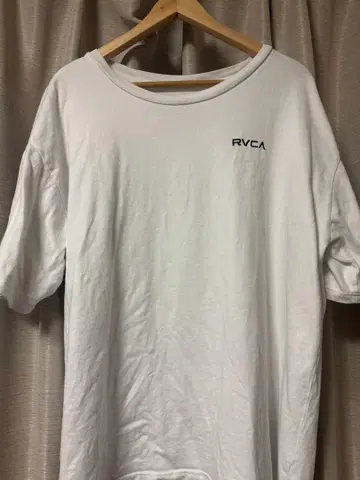 RVCA 루카 오버 사이즈 백 프린트 티셔츠 화이트 XL