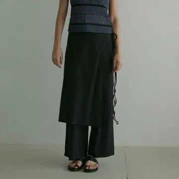 anuke 아누크 레이어드 팬츠 Layered Cut Pants