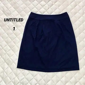 언타이틀 미니 스커트 네이비 1 큐프라 안감 부착