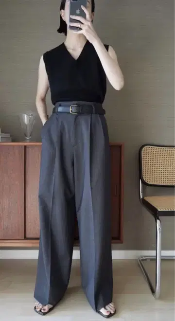 턱 와이드 팬츠 neu