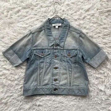 AMERICANA 반팔 데님 자켓 일본제