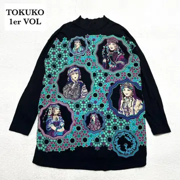 새상품급 TOKUKO 1er VOL 여성 오리엔탈 모크넥 튜닉