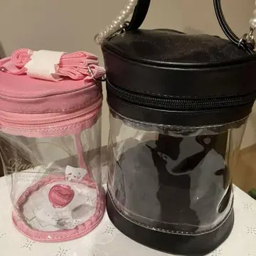 린츠 핑크 쓰리코인즈 블랙 덕질 파우치