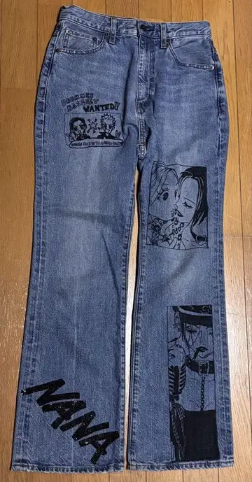 리메이크 페인트 데님