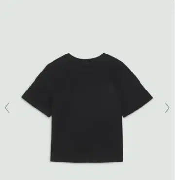 Theory Core Jersey Cropped Boxy Tee 블랙