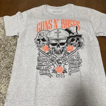 GUNS N' ROSES 티셔츠 L 사이즈 그레이