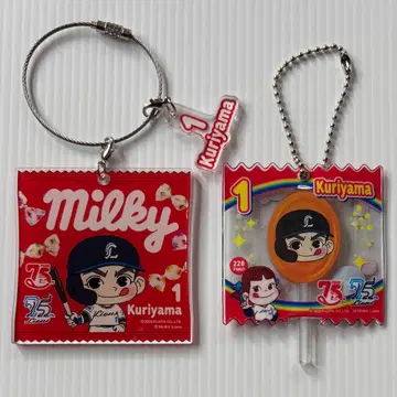 구리야마 타쿠 세이부 라이온스 페코짱 아크릴 참 캔디풍 키링