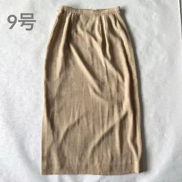 DANA PARIS 턱이 있는 롱 스커트 가로 슬릿 I 라인 9호