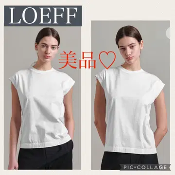 LOEFF 유나이티드 애로우즈 수빈 코튼 슬리브리스 티셔츠