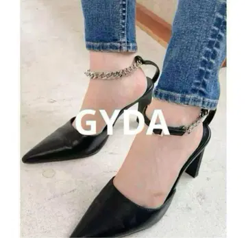 GYDA 앵클 체인 디자인 포인트 뮬